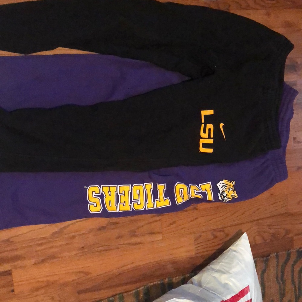 men’s lsu sweatpants large!!